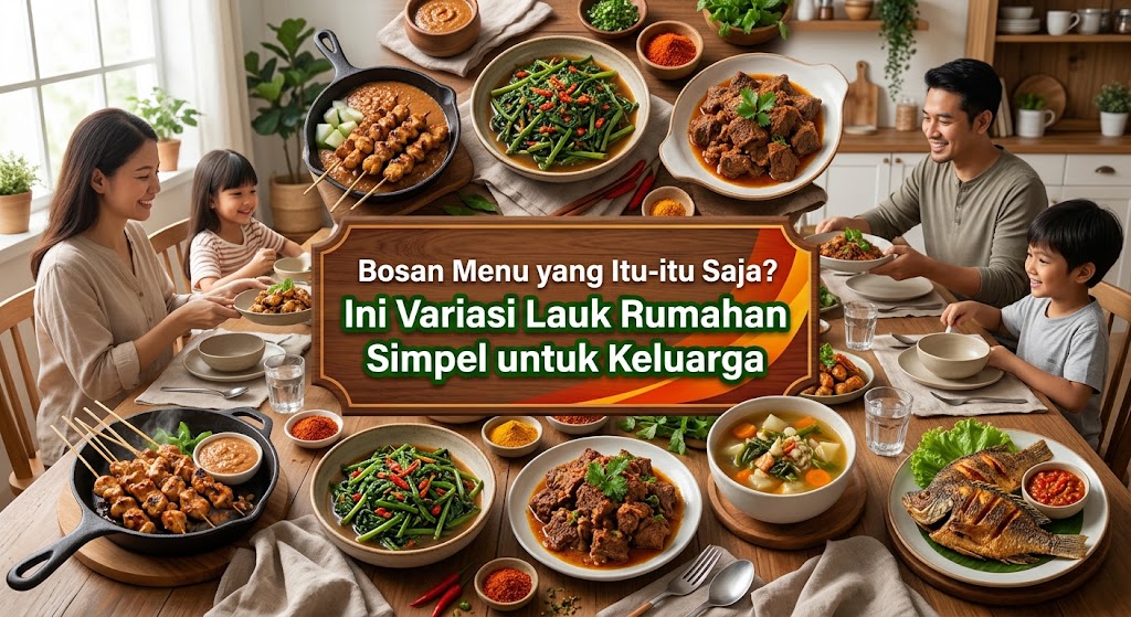 Bosan Menu yang Itu-itu Saja? Ini Variasi Lauk Rumahan Simpel untuk Keluarga